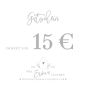 Preview: Geschenkgutschein Wert 15 €